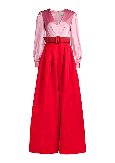 Chic Colorblock Magic Gown