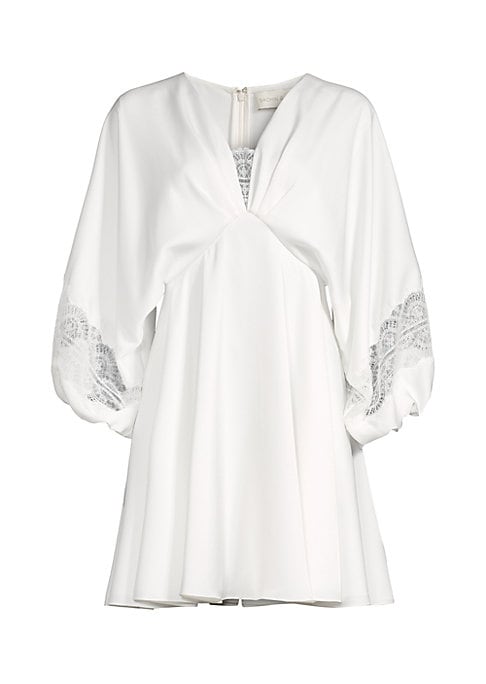 Lustrous Lace Minidress