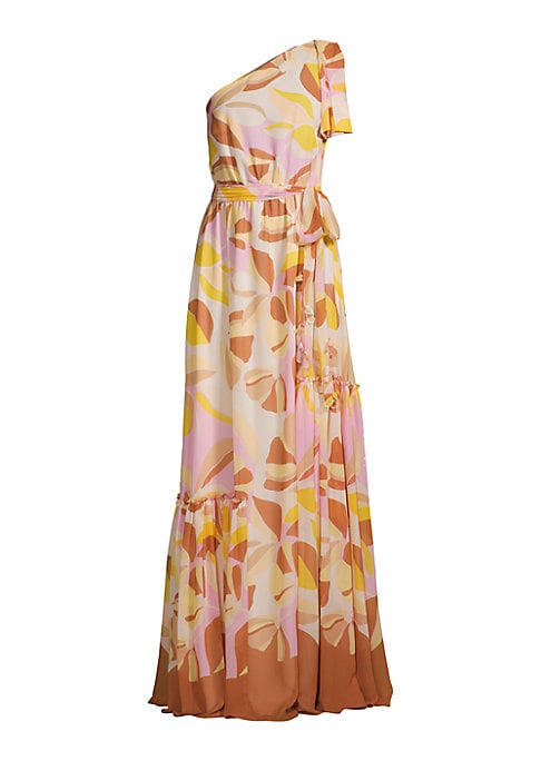 Tricolor Ruffle Dress