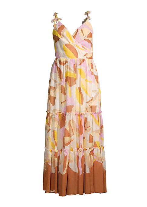 Psychedelic Floral Midi Dress