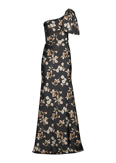 Floral Bow Mermaid Dress