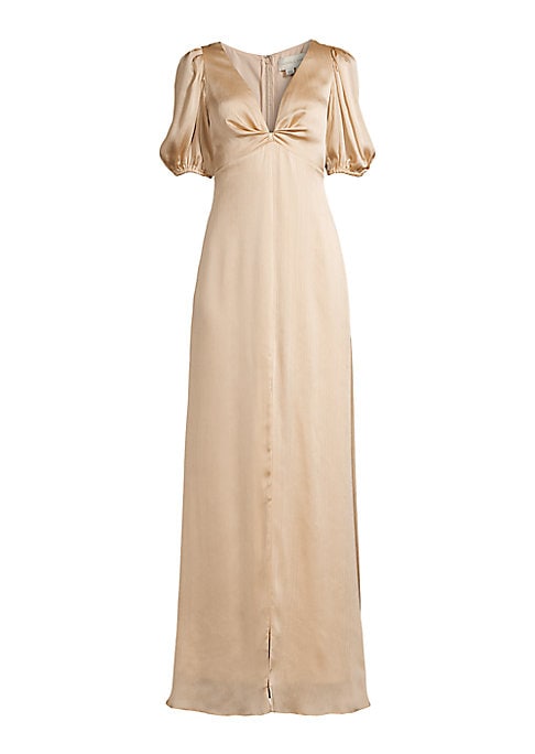 Vibrant Satin Charm Gown
