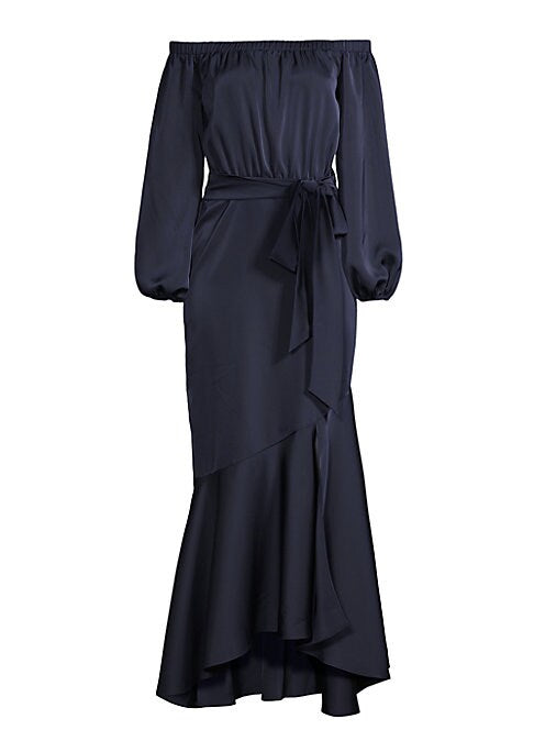Elegant Fishtail Evening Gown