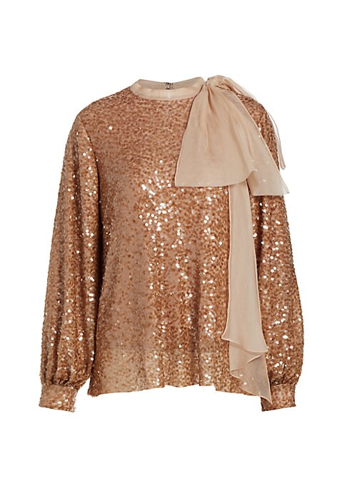 Sequin Bow Top