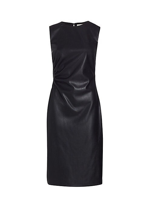 Edgy Midi Faux Dress