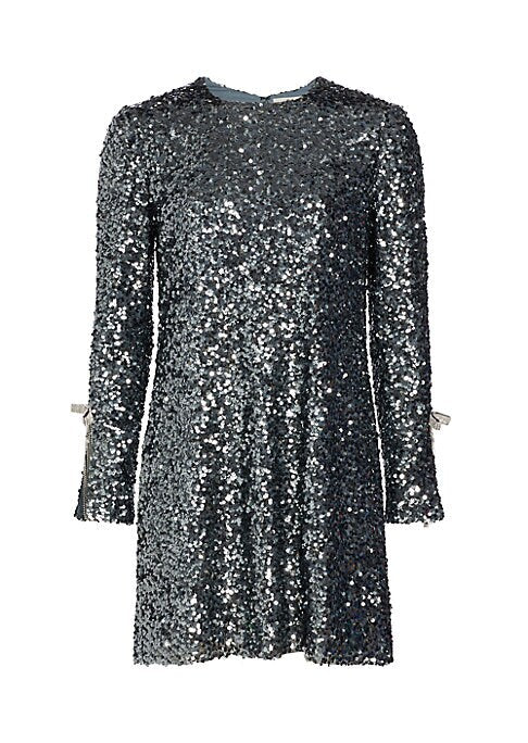 Glimmering A-Line Minidress