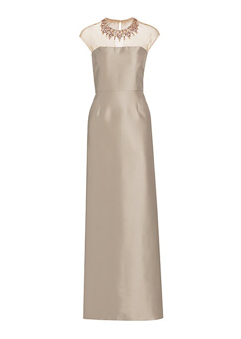 Elegant Sheen Column Gown