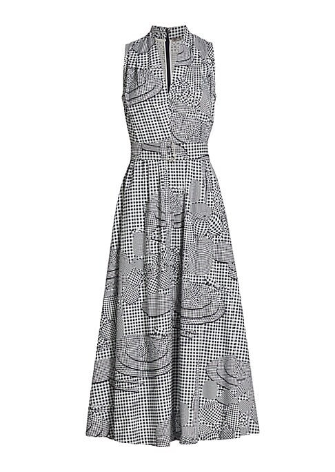 Gingham Chic Midi Dress
