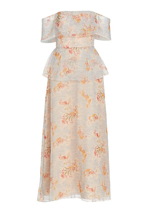 Garden Ruffle Midi Dress