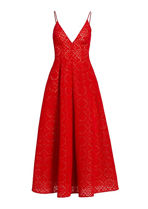 Elegant Lace Midi Dress