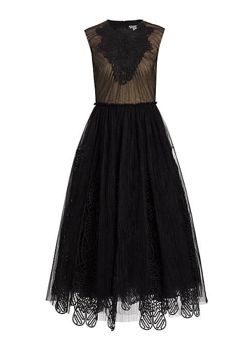 Lace Elegance Midi Dress