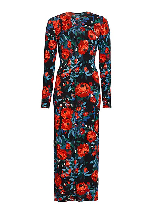 Blooming Elegance Midi Dress