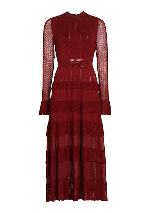 Chic Shimmering Tiered Dress