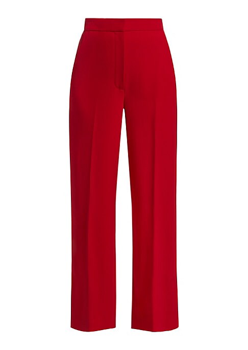 Chic Crepe Wide Trousers