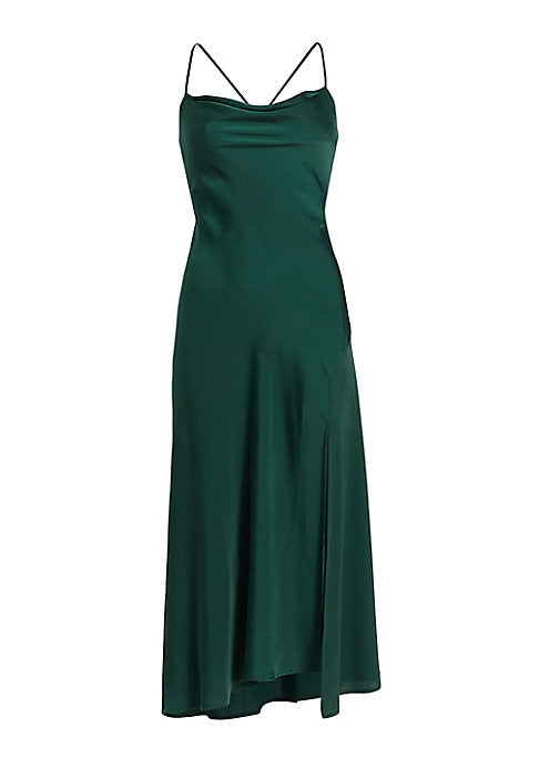 Satin Luxe Midi Dress