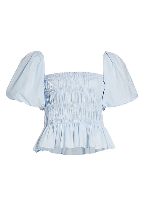 Ruffled Cotton Charm Top