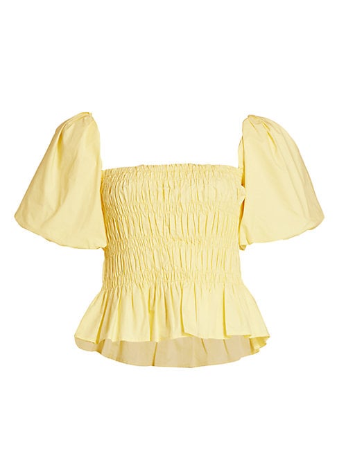 Ruffled Peplum Top