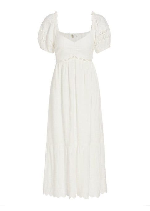 Chic Eyelet Cotton Dress