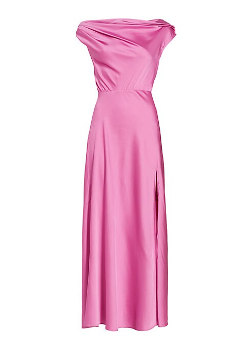 Elegant Satin Maxi Dress