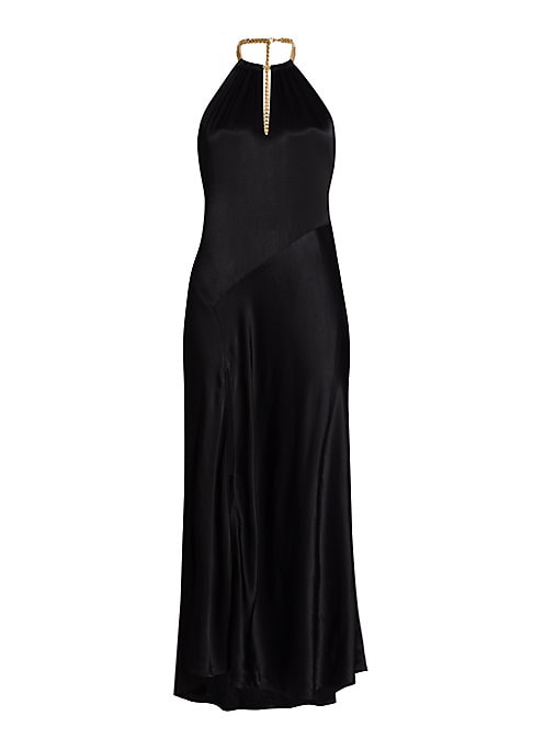 Satin Chic Maxi Dress