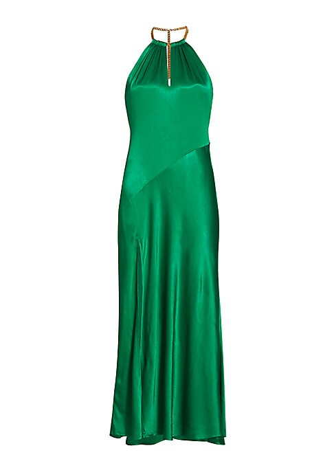 Satin Glam Maxi Dress