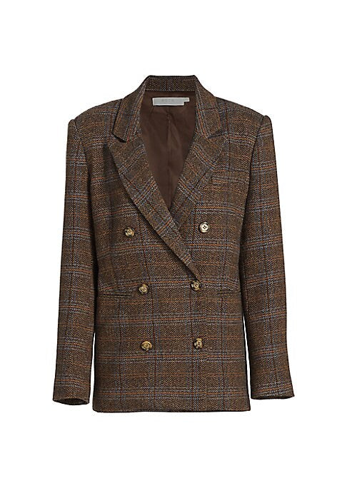 Plaid Wool Blazer Delight