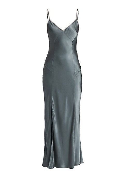 Satin Glamour Maxi Dress