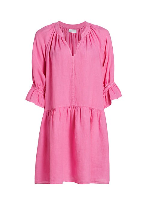 Chic Linen V-Dress