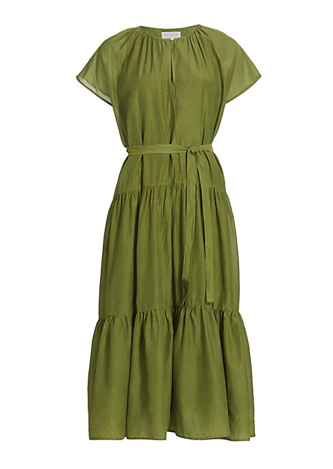Chic Cotton-Silk Dress