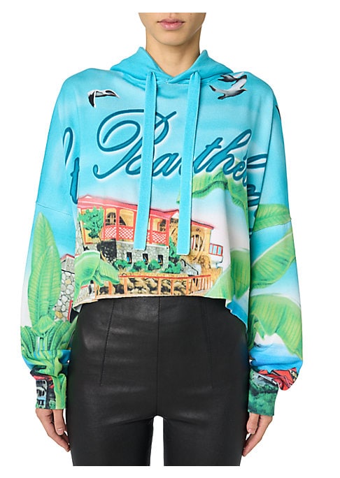 Scenic Cropped Hoodie