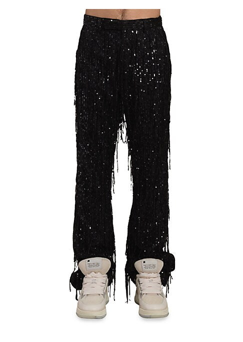 Sparkle Hem Flare Pants