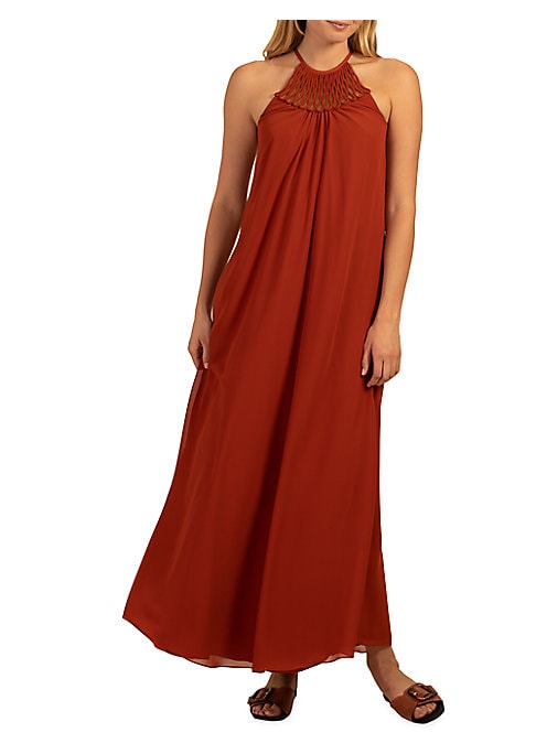 Chic Macramé Maxi Dress