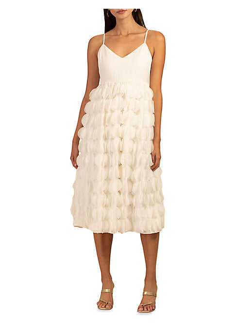Chic Chiffon Applique Dress