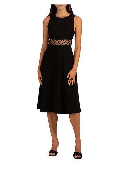 Lattice A-Line Elegance Dress