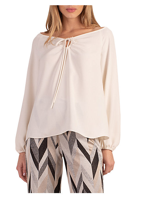 Sophisticated O-Ring Blouse