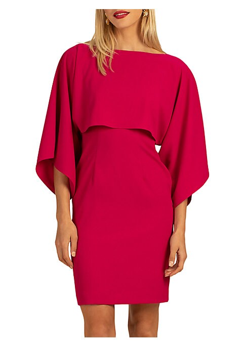 Chic Overlay Sheath Dress