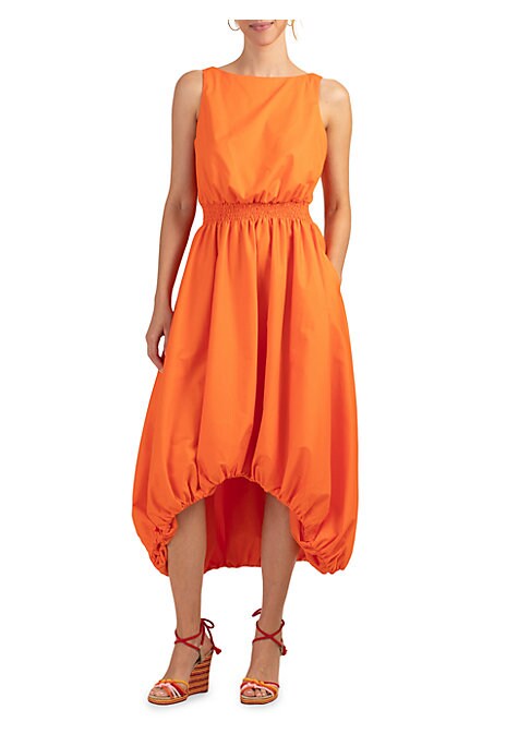 Chic High-Low Midi Dress