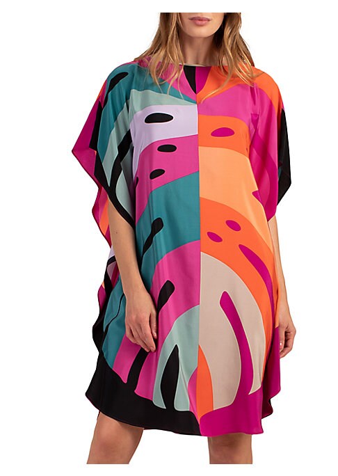 Vibrant Silk Caftan