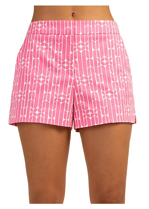 Printed High-Rise Shorts