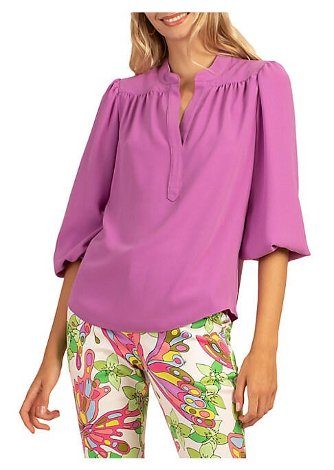 Voluminous Sleeve Blouse