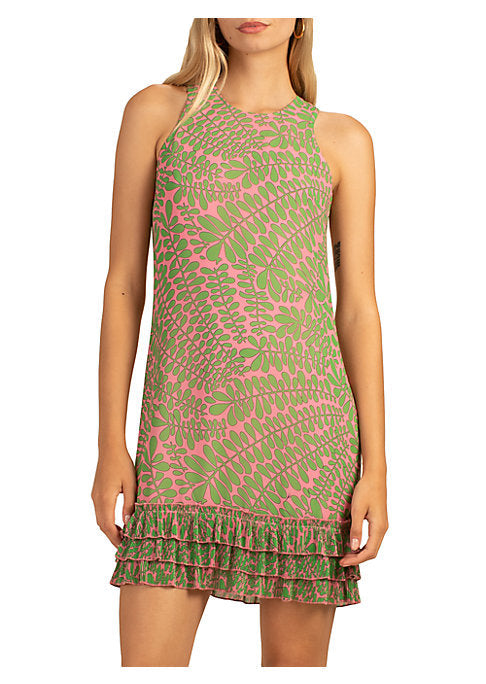 Floral Ruffle Shift Dress