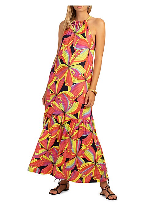 Vibrant Tiered Maxi Dress