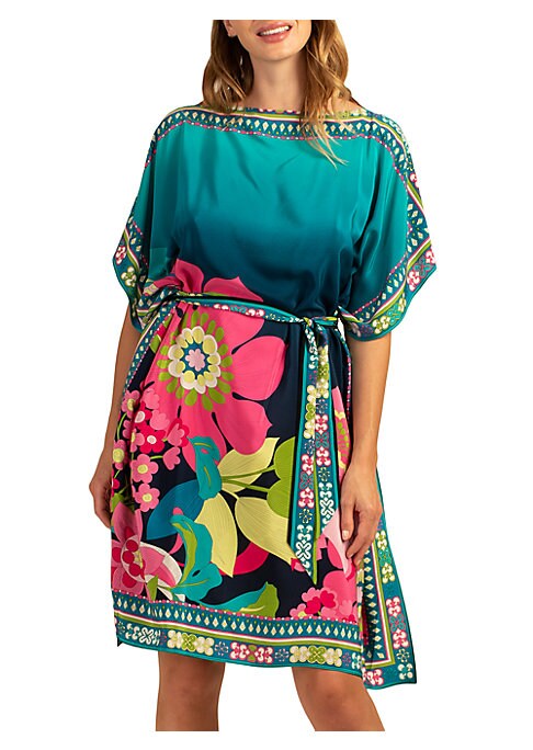Floral Silk Charm Dress