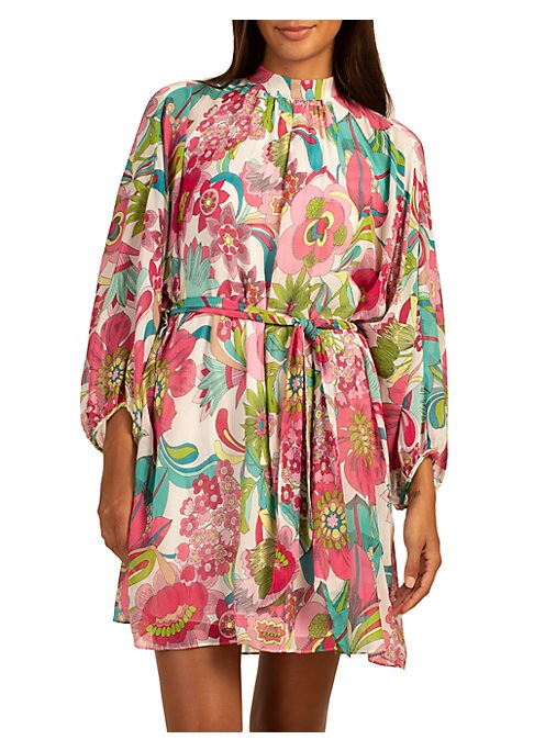 Floral Blouson Mini Dress