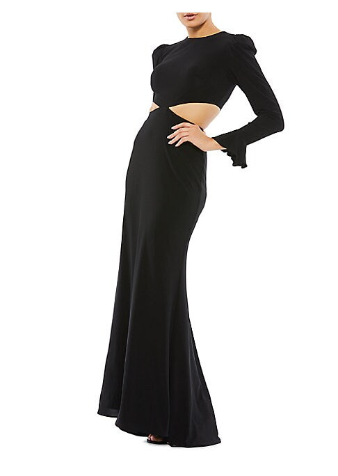 Chic Cut-Out A-Line Dress