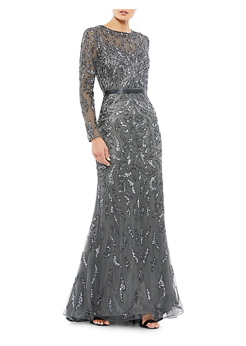 Allure Sequin Column Dress