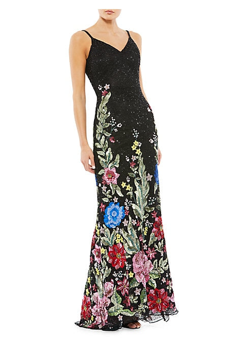 Floral Elegance Gown