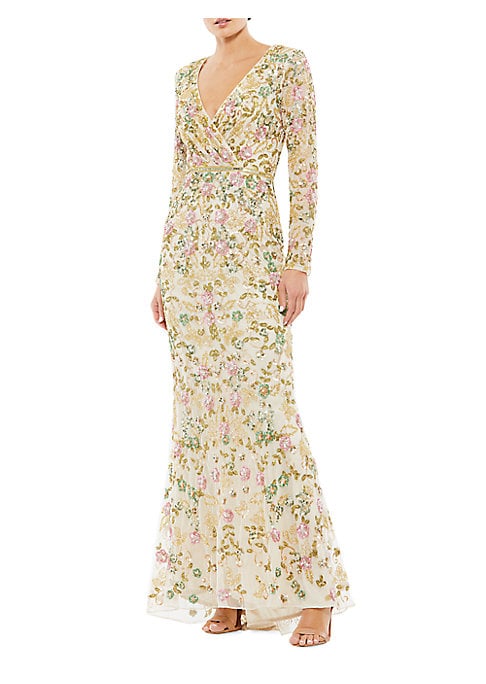 Floral Elegance Gown