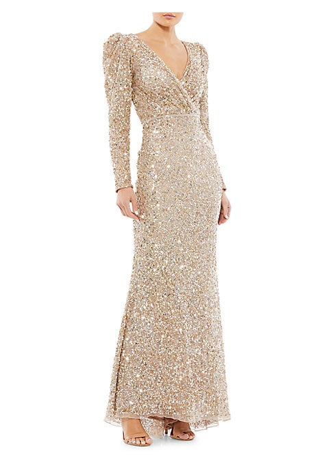 Glistening A-line Elegance