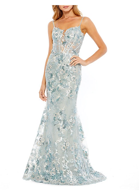 Floral Elegance Gown